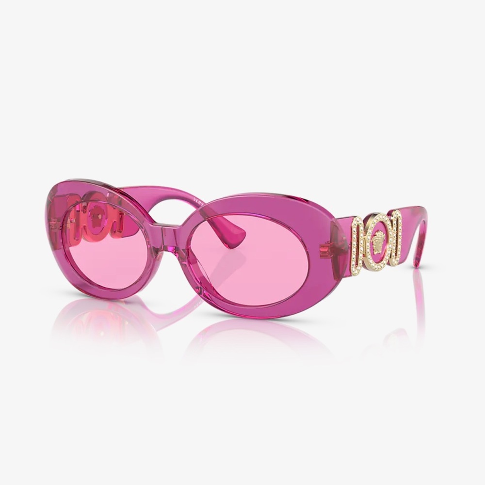 VERSACE transparent sunglasses